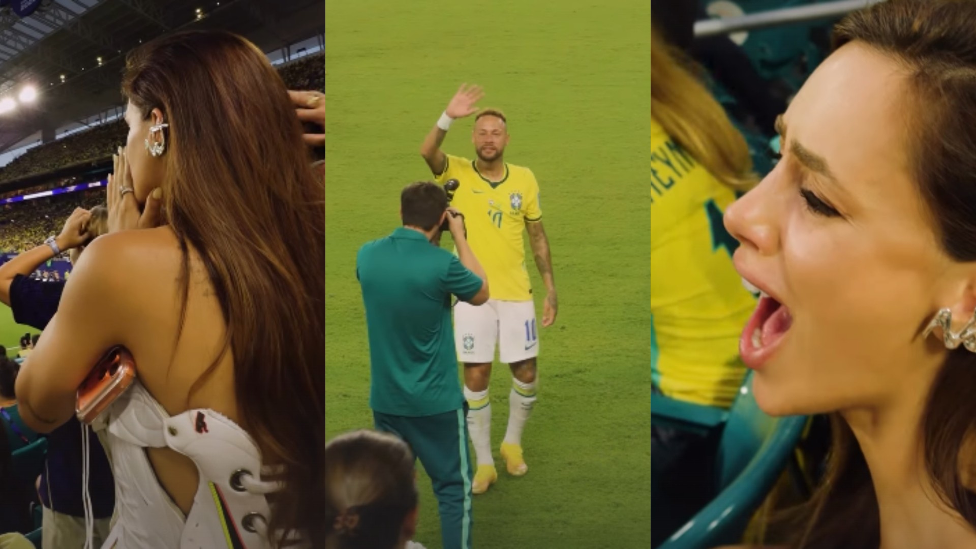 Bruna Biancardi se emociona com retorno de Neymar aos campos durante a Copa do Mundo de 2026