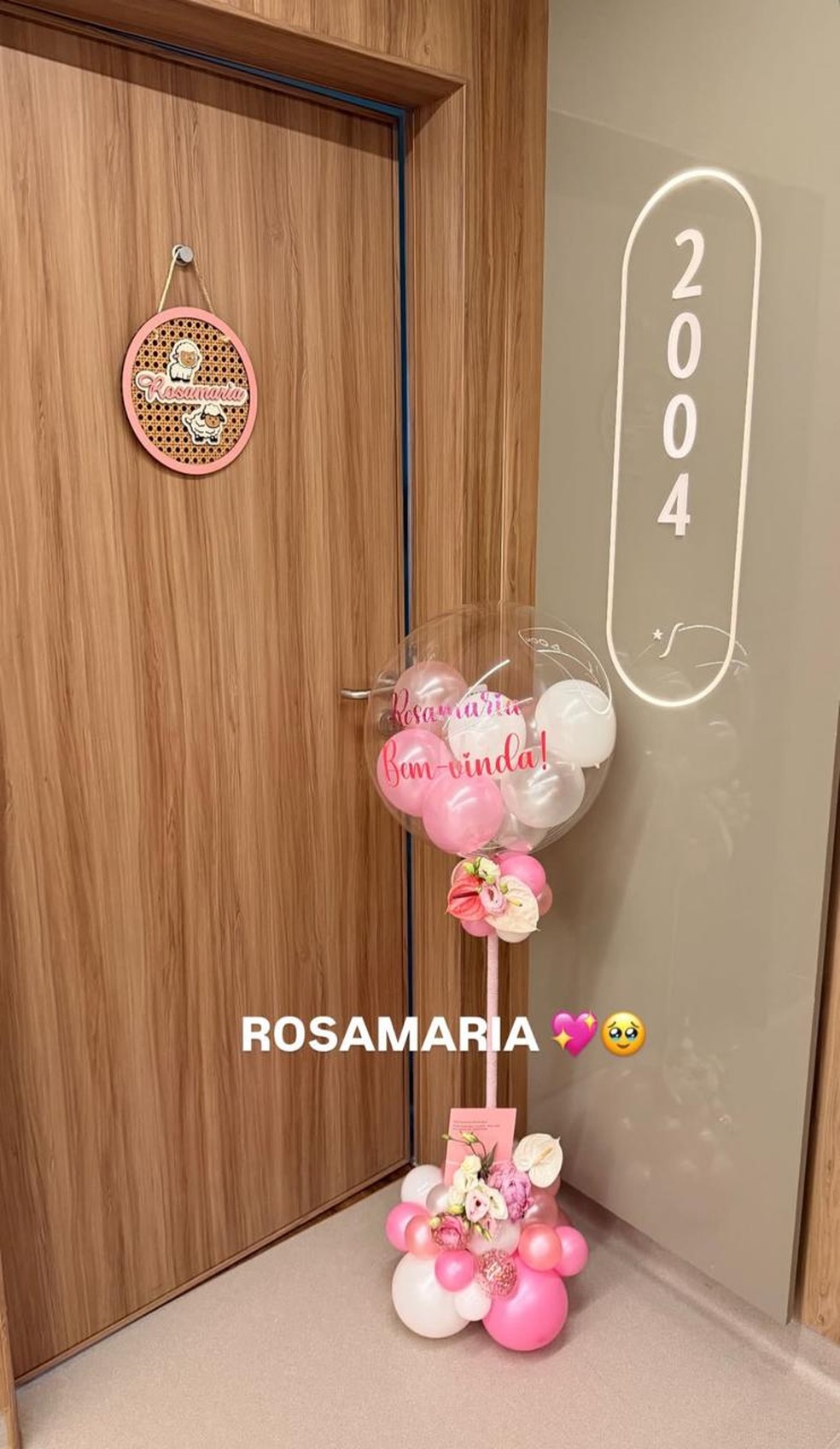 Rosamaria, filha da ex-BBB Key Alves, chega nesta sexta (26) — Foto: Reprodução / Instagram