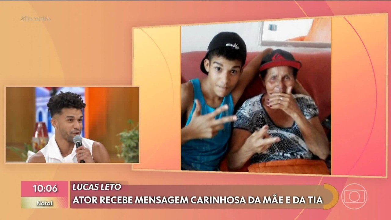 Sardinha de Vale Tudo, Lucas Leto chora ao vivo com homenagem da família