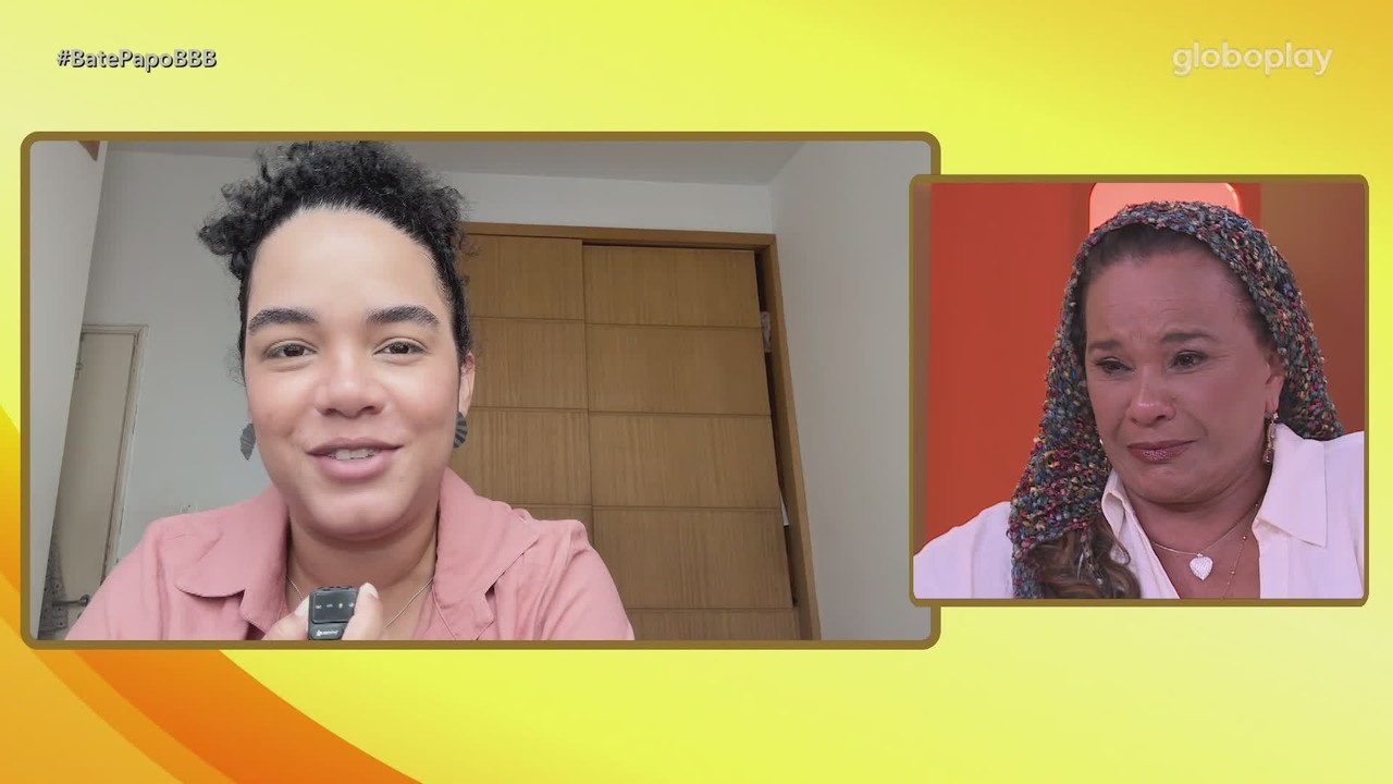 Solange Couto chora com recado dos filhos no Bate-Papo BBB