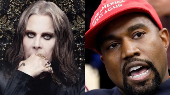 Kanye West é detonado por Ozzy Osbourne após usar música sem autorização: 'Ele é antissemita'
