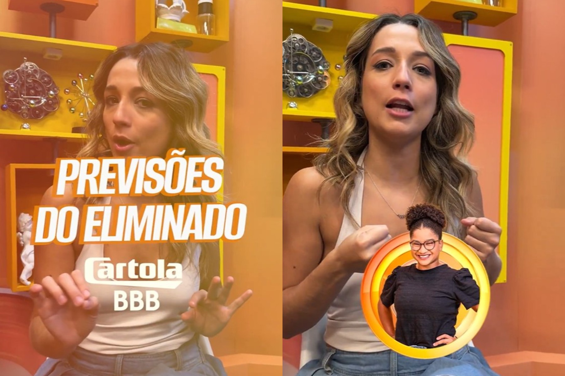 Cartola BBB: Samira faz previsões, exalta aliada e aponta rival como alvo da casa