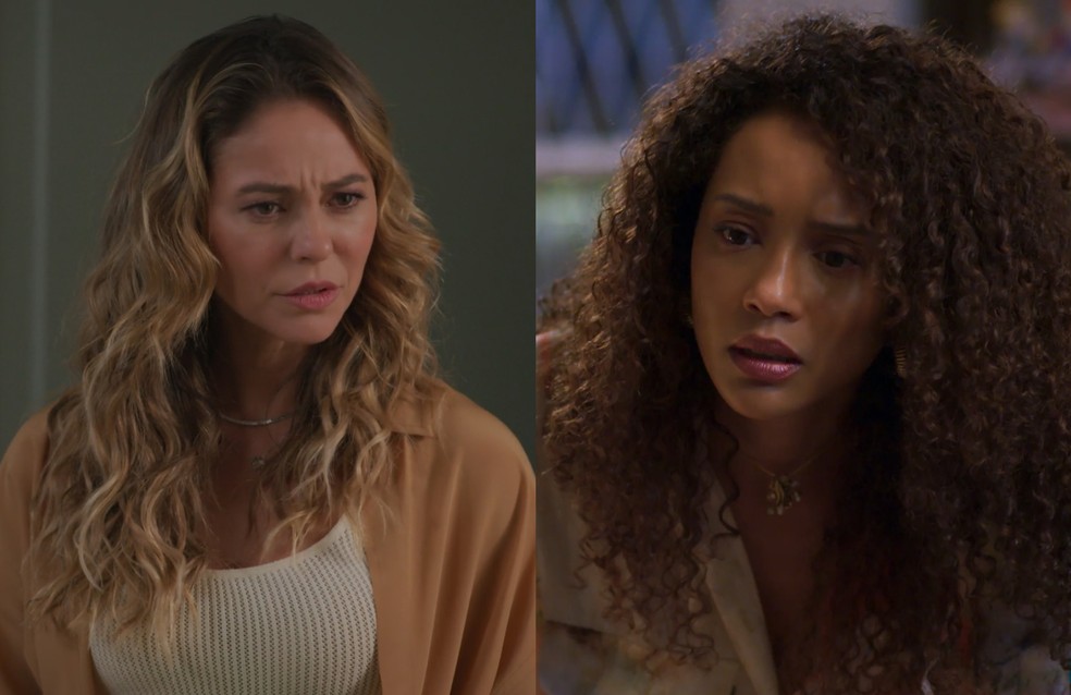 Heleninha procura Raquel, falo o que quer e não gosta do que ouve — Foto: Reprodução/TV Globo