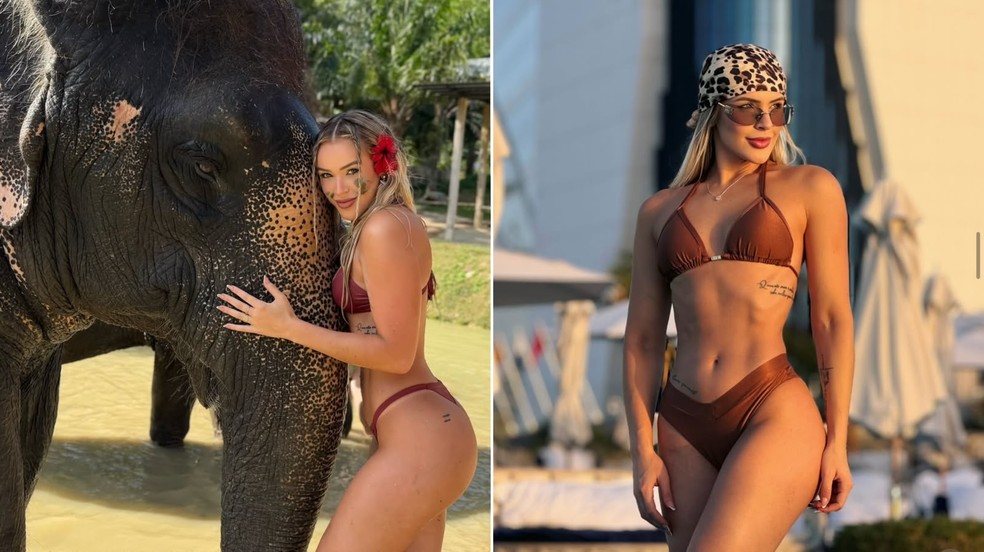 Kauane Kraemer compartilha fotos de viagens em lugares praianos e muitos cliques de biquíni — Foto: Reprodução/Instagram