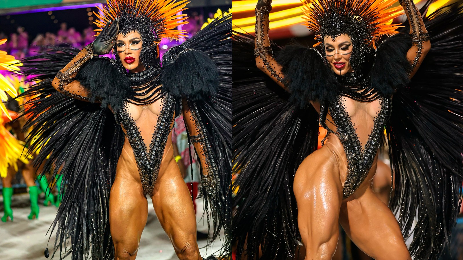 Musa das supercoxas, Andrea de Andrade impressiona seguidores com