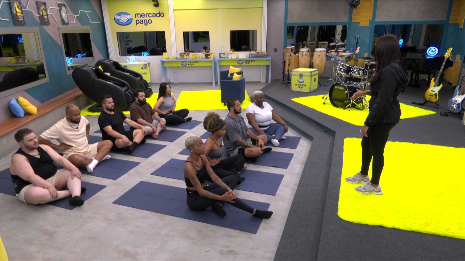 Cantores do Estrela da Casa aprendem técnicas para relaxar e lidar com a ansiedade