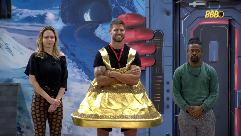 Ana Paula Renault, Jonas Sulzbach e Leandro estão no Paredão após dinâmica no BBB 26 — Foto: Globo
