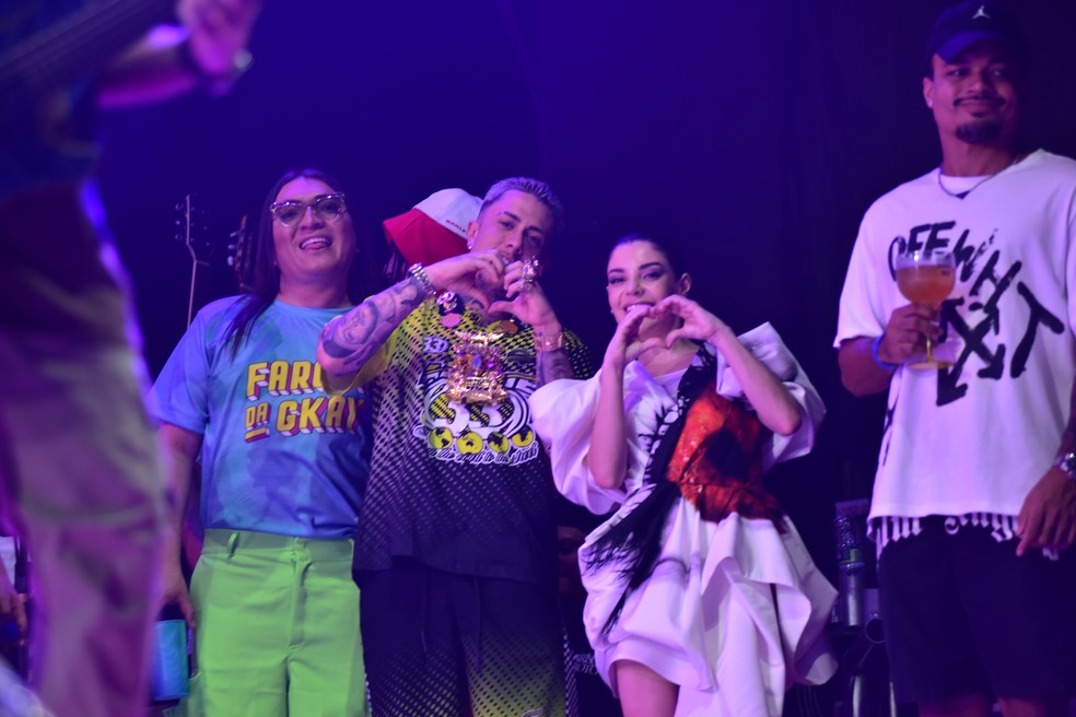 Gkay e MC Daniel curtem show — Foto: Leo Franco/ Agnews