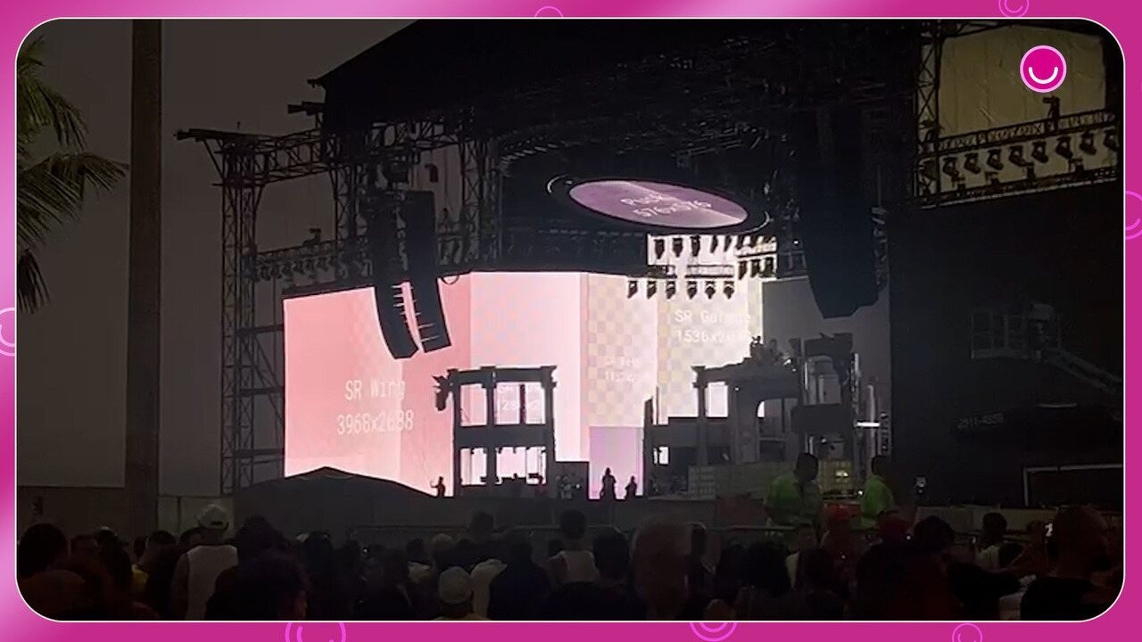 Show da Lady Gaga: equipe e banda fazem teste de som e telões