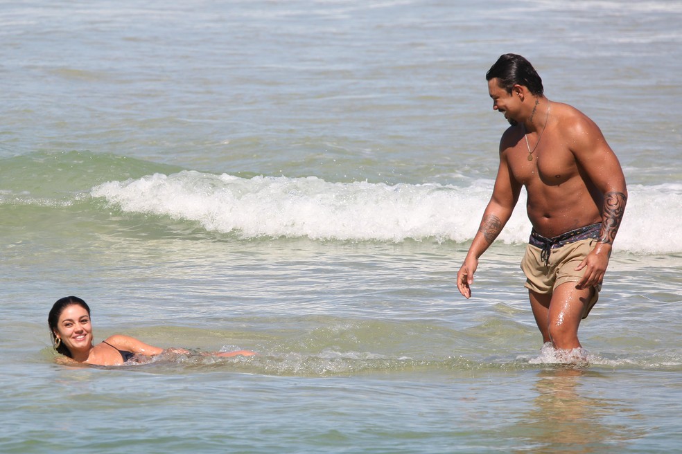 Sophie Charlotte e Xamã — Foto: Agnews