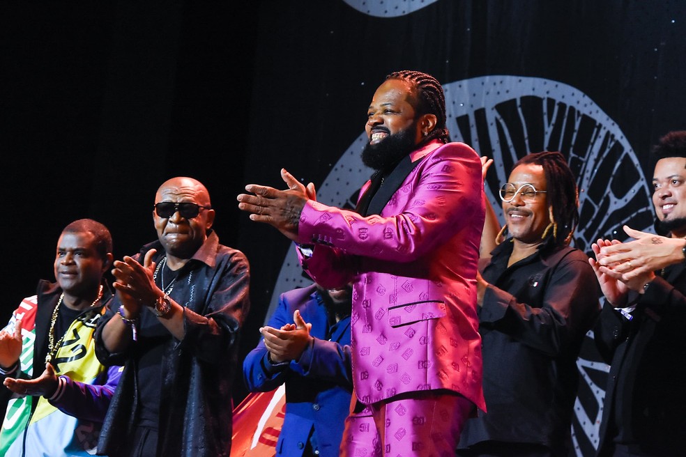 Xande de Pilares no Prêmio da Música Brasileira 2024 — Foto: Roberto Teixeira/gshow