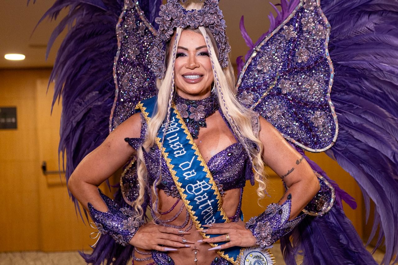 Carnaval: Wanessa Felix, Musa da Bateria da Acadêmicos do Tatuapé, tirou 4 costelas para desfile