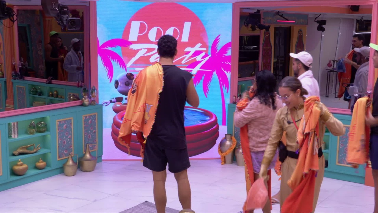 Brothers são surpreendidos com figurinos de Pool Party que têm suas caricaturas ilustradas