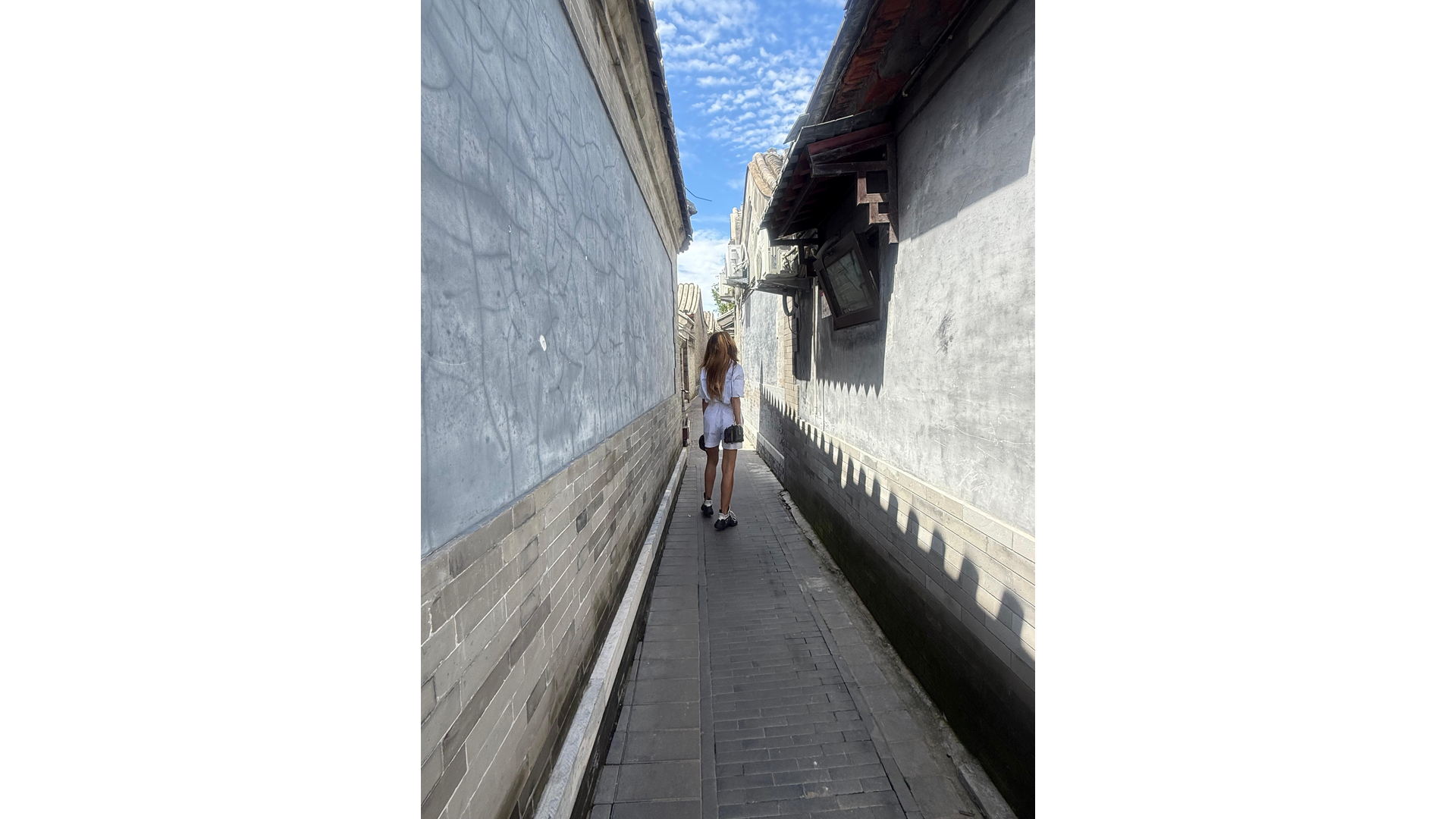 Patrícia Poeta na China em viagem de férias — Foto: Arquivo pessoal