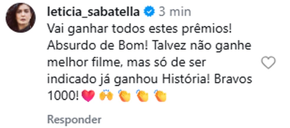 Leticia Sabatella &mdash; Foto: Reprodu&ccedil;&atilde;o/Instagram