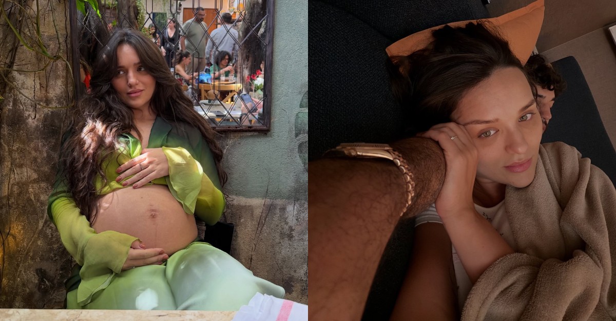 Rafa Kalimann mostra barrigão, posa com Nattan e recebe elogios: 'Cada dia mais linda'