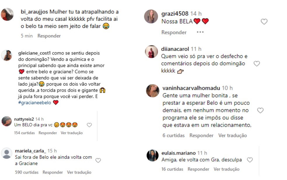 Conselhos dos seguidores de Ray Figliuzzi &mdash; Foto: Reprodu&ccedil;&atilde;o/Redes Sociais