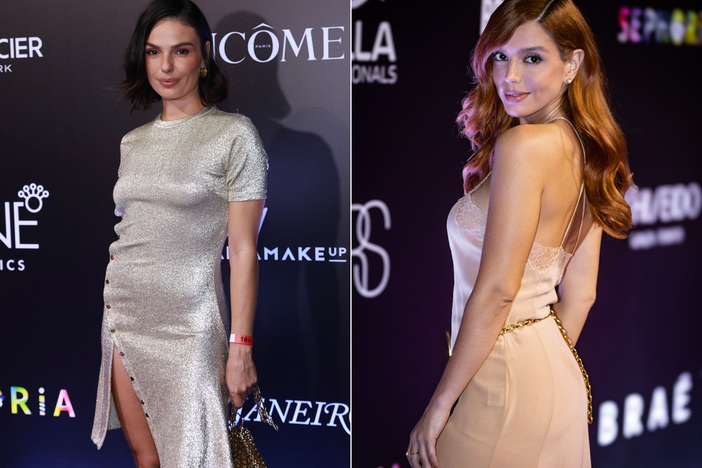 Isis Valverde e Giovanna Lancelloti empataram no segundo lugar, cada uma recebendo 14,63%. — Foto: AgNews