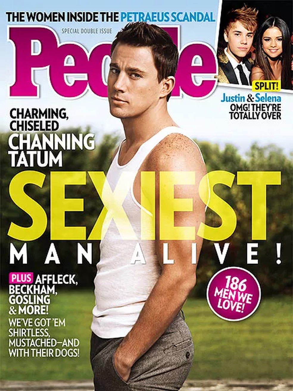 Channing Tatum foi eleito homem mais sexy em 2012 — Foto: divulgação