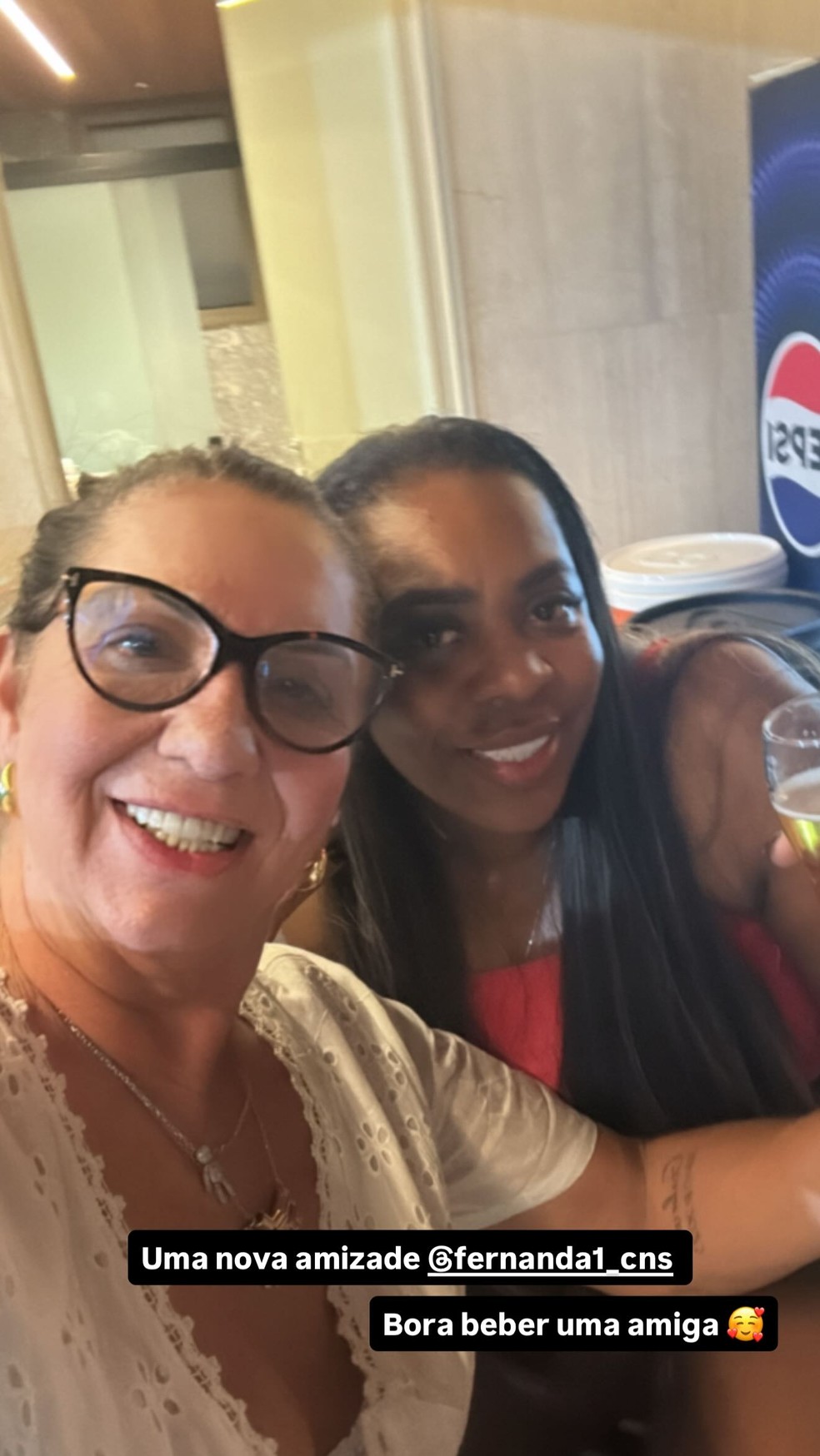 Mãe de Virginia Fonseca posta ao lado da mãe de Vini Jr. — Foto: Reprodução/Instagram