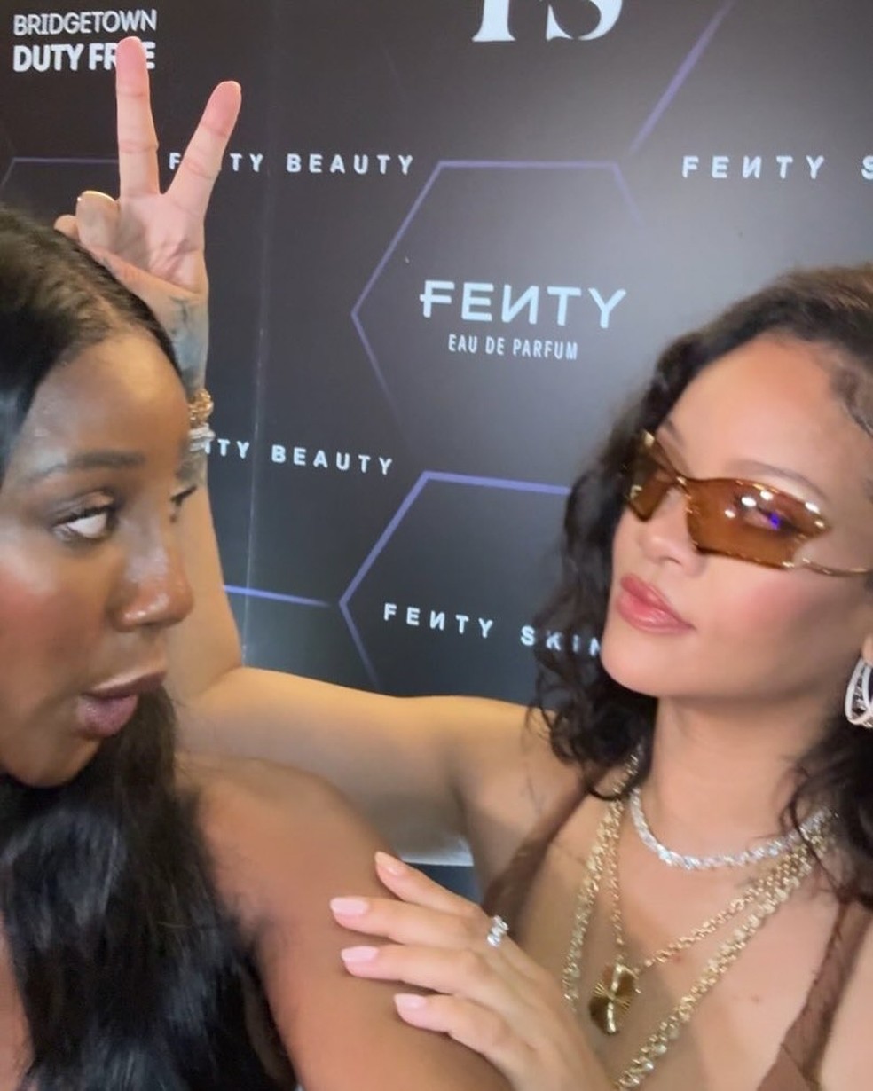 Camilla de Lucas encontra Rihanna — Foto: Reprodução/Instagram
