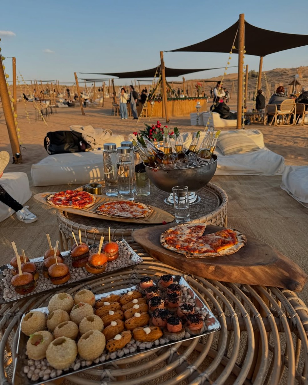 Bruna Bianca no deserto — Foto: Reprodução do Instagram