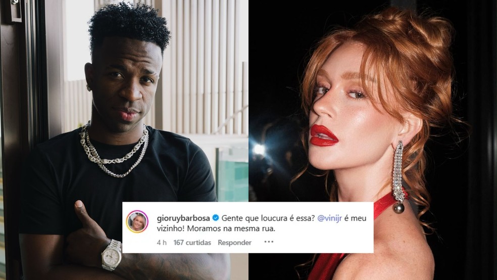 Mãe de Marina Ruy Barbosa desmente affair da filha com Vini Jr. — Foto: Reprodução/Instagram