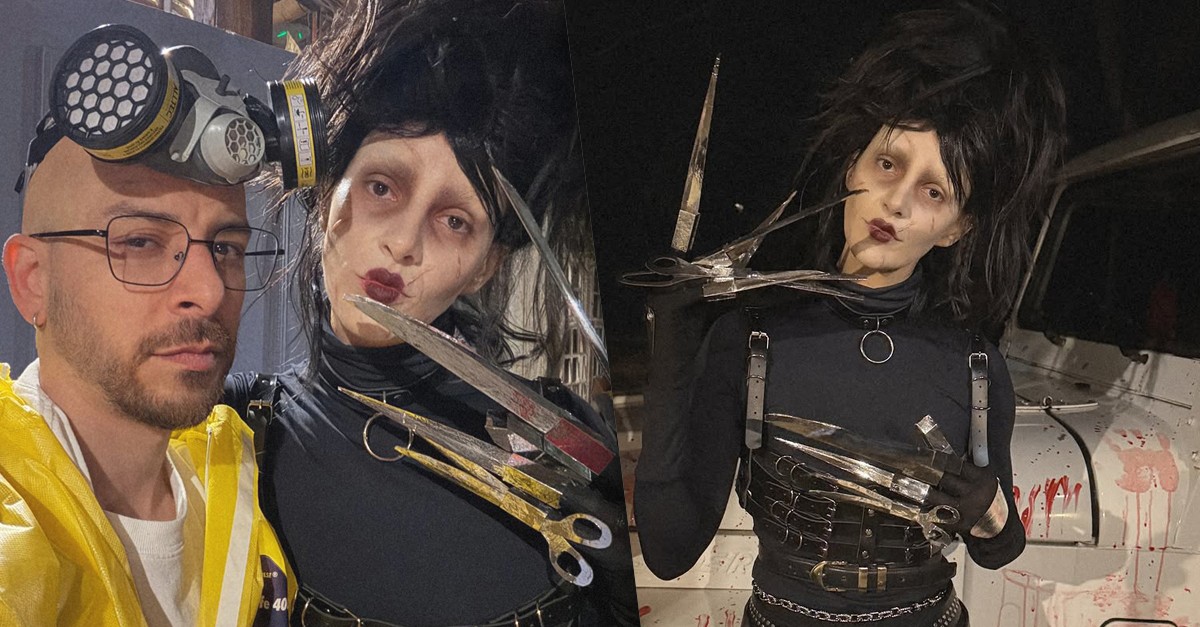 Monica Benini impressiona com fantasia de personagem clássico do cinema