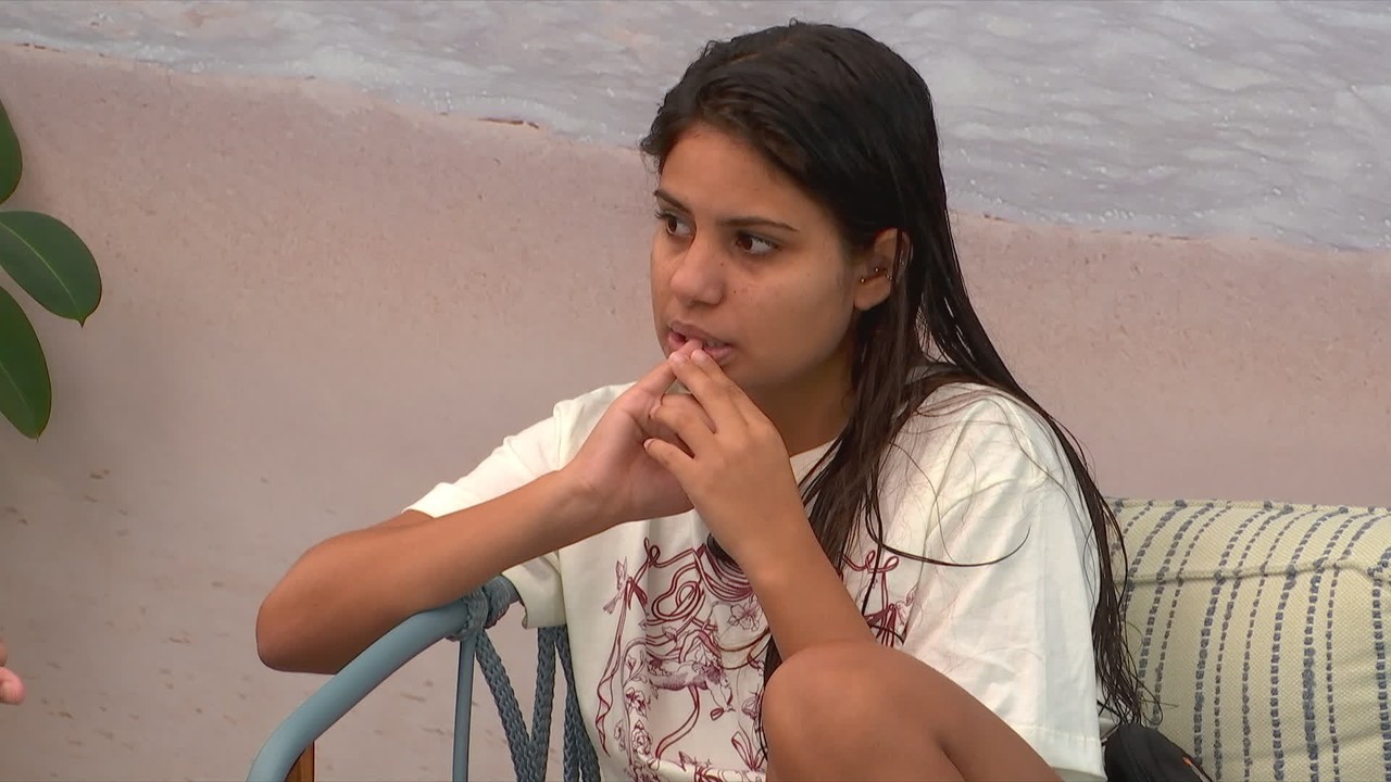 Gabriela questiona Alberto Cowboy no BBB 26: 'Não vai nem falar oi para mim?'