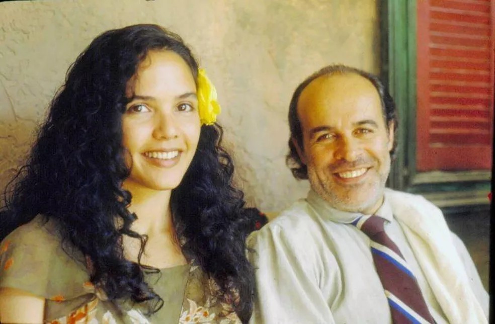 Tereza Seiblitz e Osmar Prado em Renascer, 1993 — Foto: Globo/Jorge Baumann