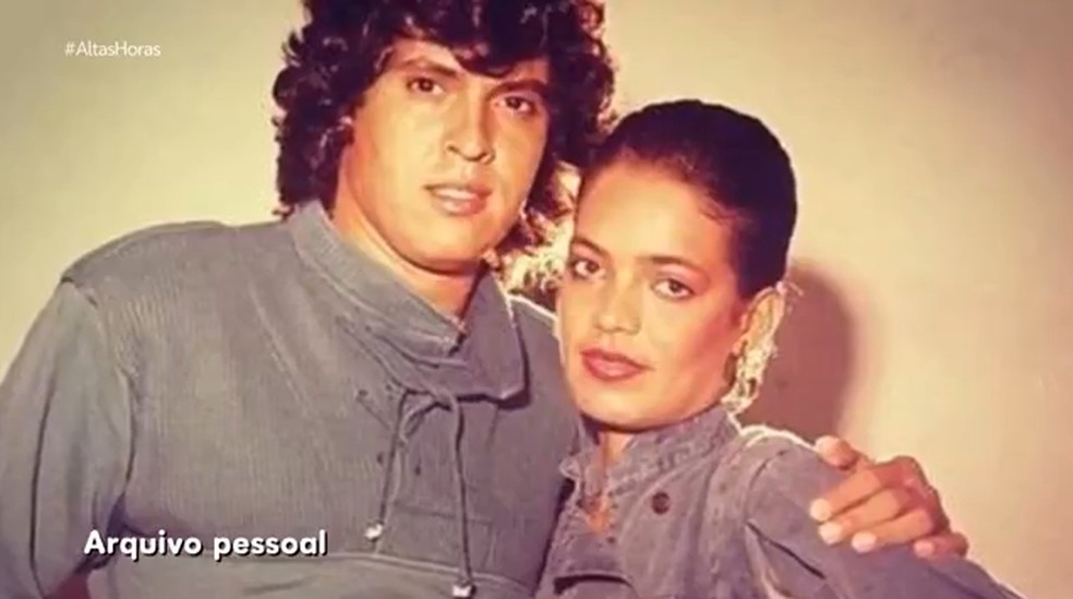 Sidney Magal e a esposa, Magali — Foto: Globo