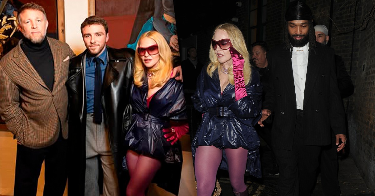 Ao lado do atual, Madonna posa com ex em exposição do filho, que rebate críticas sobre relação deles