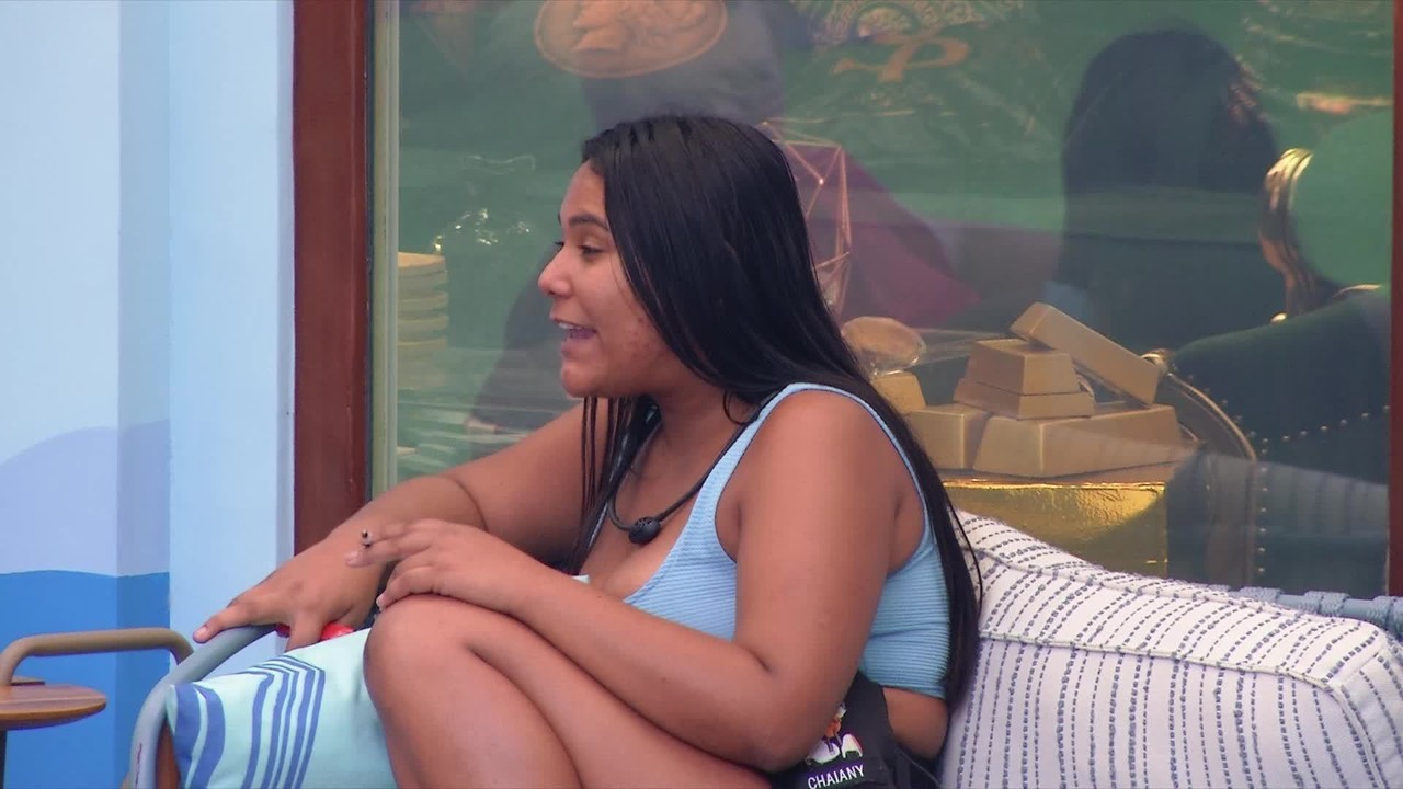 Babu Santana provoca Chaiany no BBB 26, e sister brinca: 'Acha que eu vou te desejar?'
