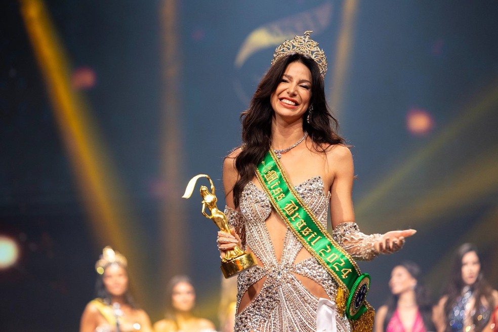 Talita Hartmann foi eleita a nova Miss Grand Brasil 2024 — Foto: Divulgação/Fabio Nunes