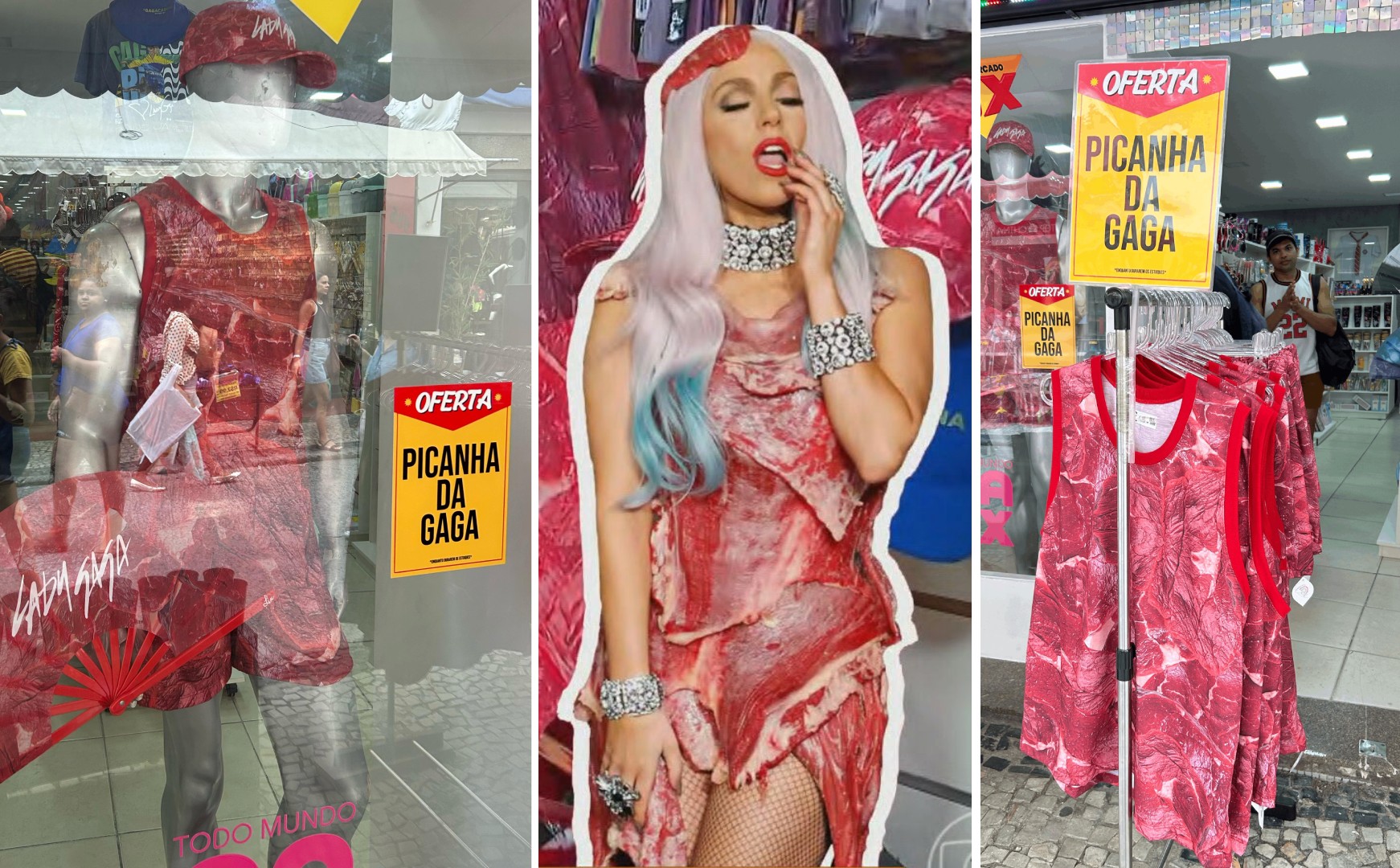 Show de Lady Gaga: comércio popular do Rio já se movimenta para apresentação da cantora e tem até 'Picanha da Gaga'