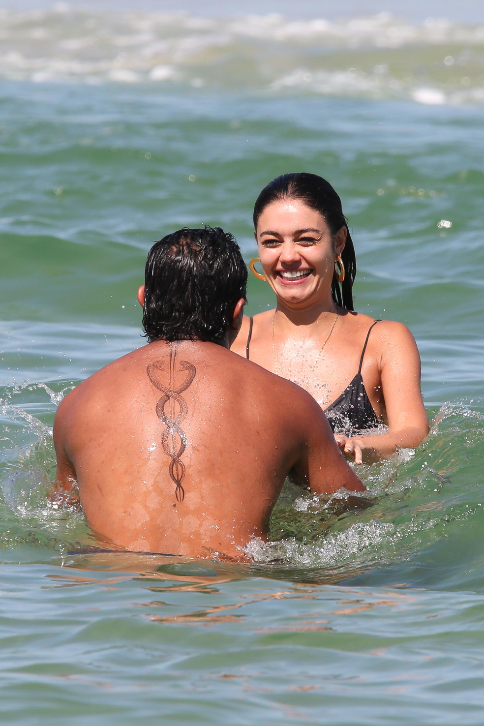 Sophie Charlotte e Xamã — Foto: Agnews