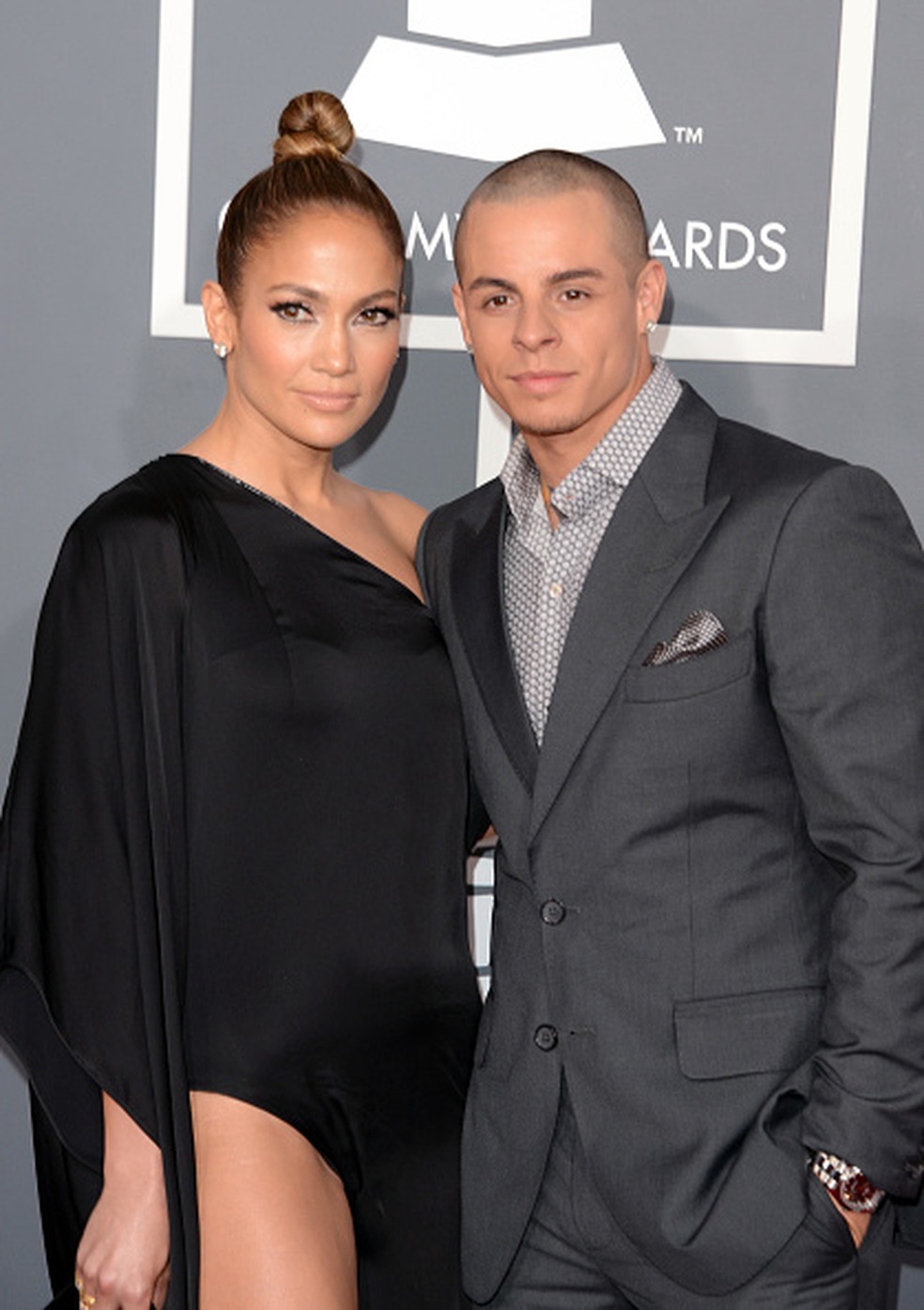 Jennifer Lopez e Casper Smart — Foto: Jason Merritt/Getty Images