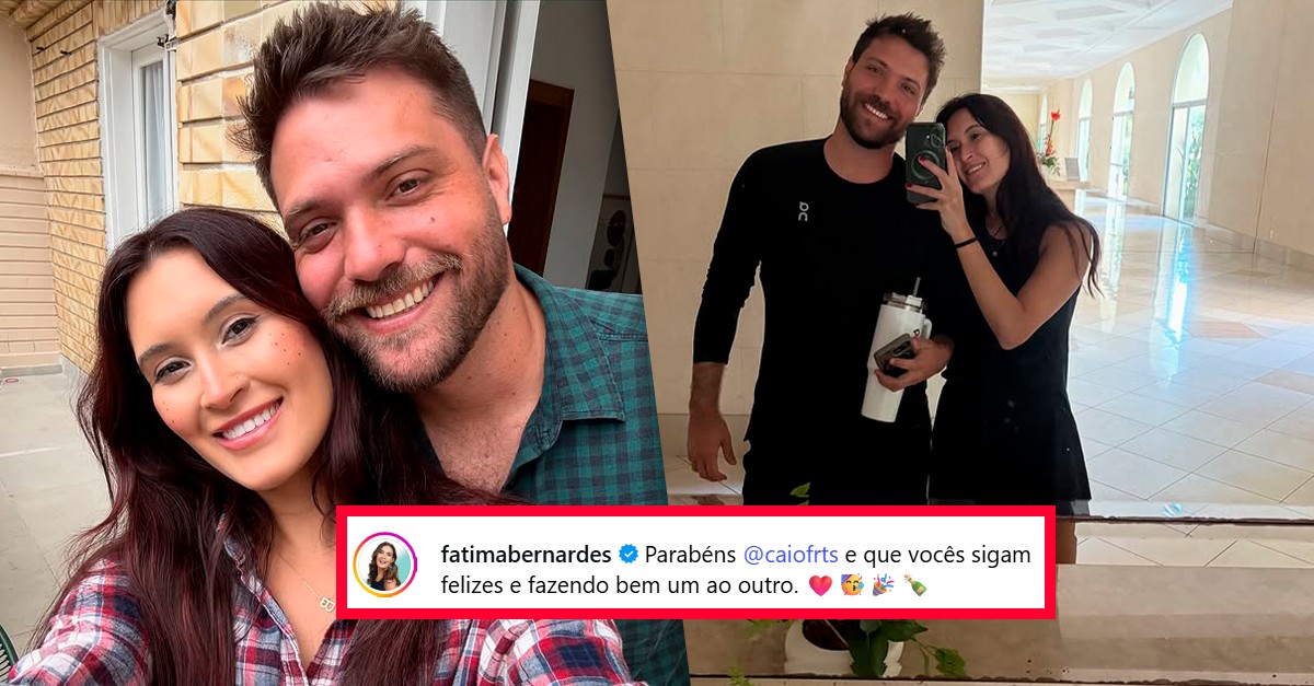 Bia Bonemer celebra aniversário de namorado, que ganha elogios da sogra Fátima Bernardes
