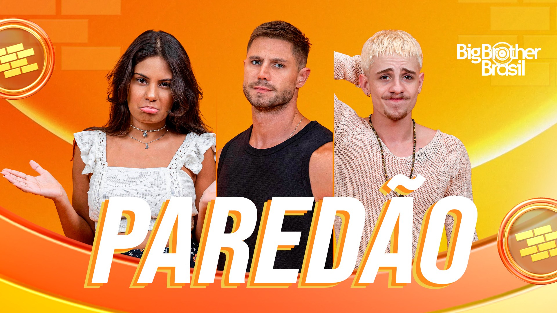 Quem está no 10° Paredão do BBB 26? Gabriela, Jonas Sulzbach e Juliano Floss formam a berlinda