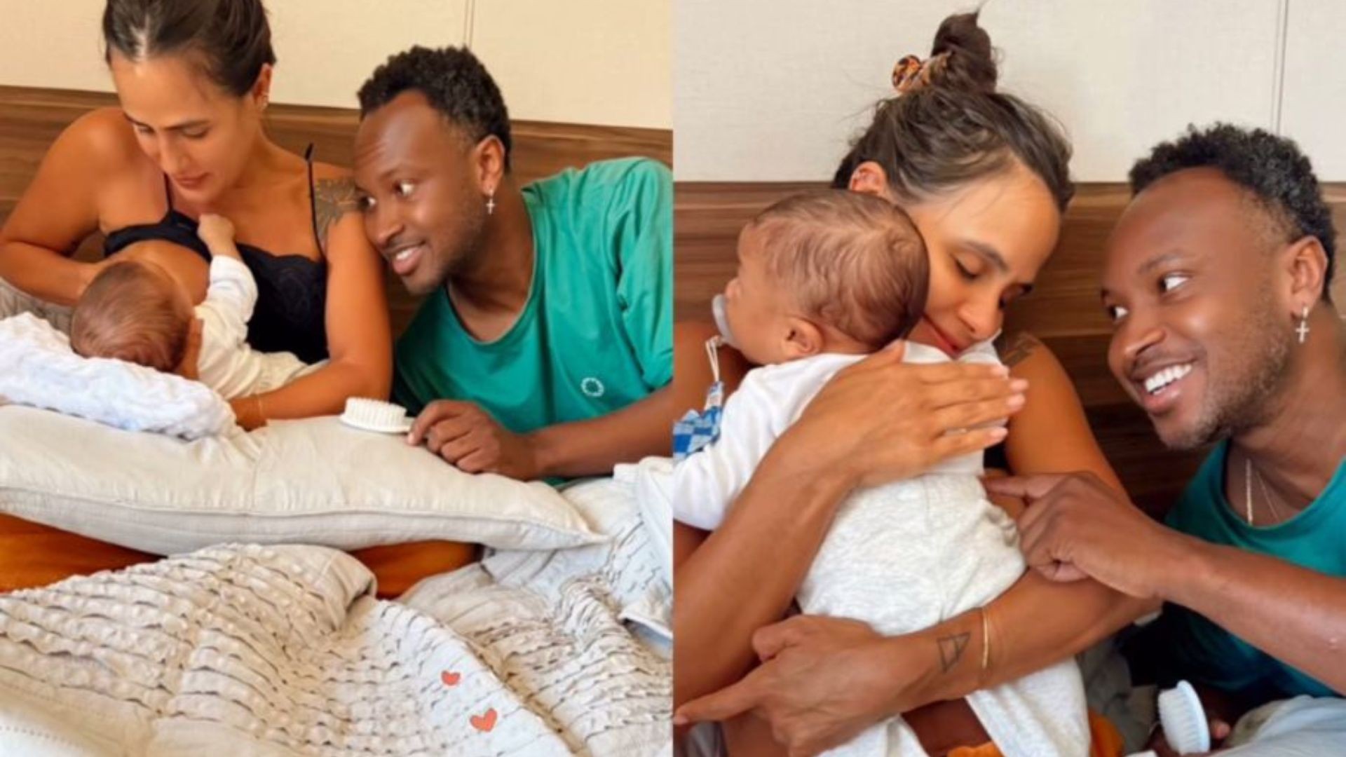 Carol Peixinho posta momento fofo com Thiaguinho e Bento durante a manhã: 'Melhor bom dia'