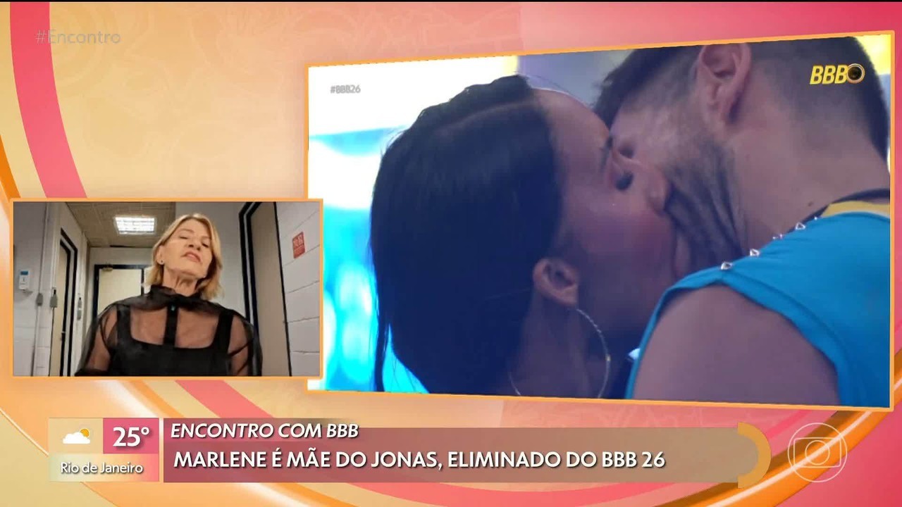 Mãe de Jonas Sulzbach comenta beijos do gaúcho no BBB 26: 'É difícil de se apaixonar'