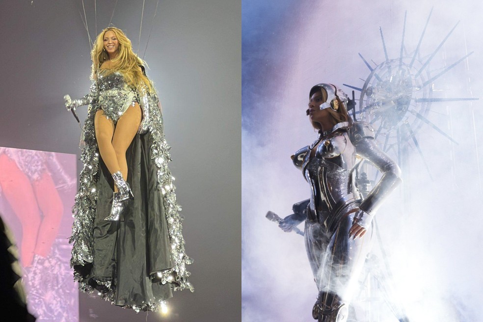 Beyoncé na turnê Renaissance — Foto: Reprodução