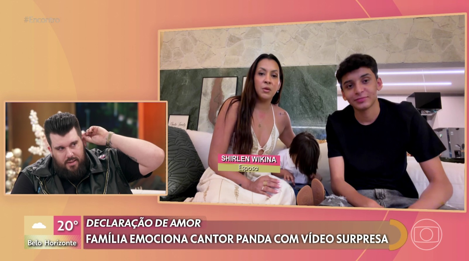 Cantor Panda conta como pediu esposa em casamento 5 dias após conhecê-la