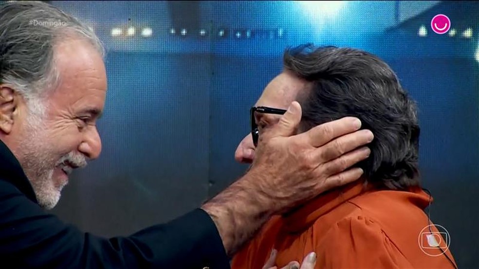 Tony Ramos e Tânia Maria — Foto: globo