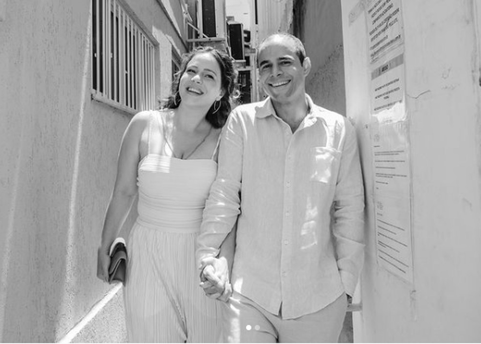 Leandra Leal e Guilherme Burgos — Foto: Reprodução/Redes sociais