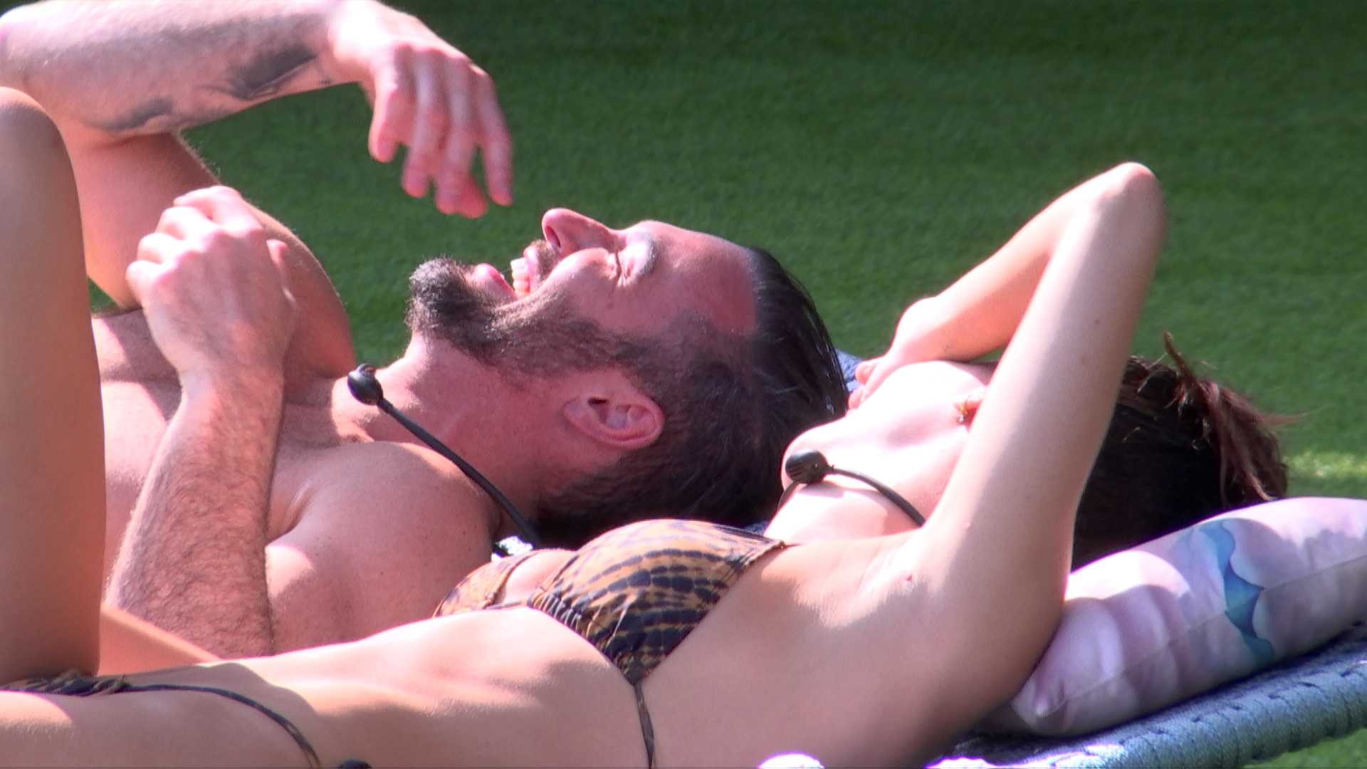 Vitória Strada brinca com Diego Hypolito: 'Os mais emparedados dessa casa no Top 5'