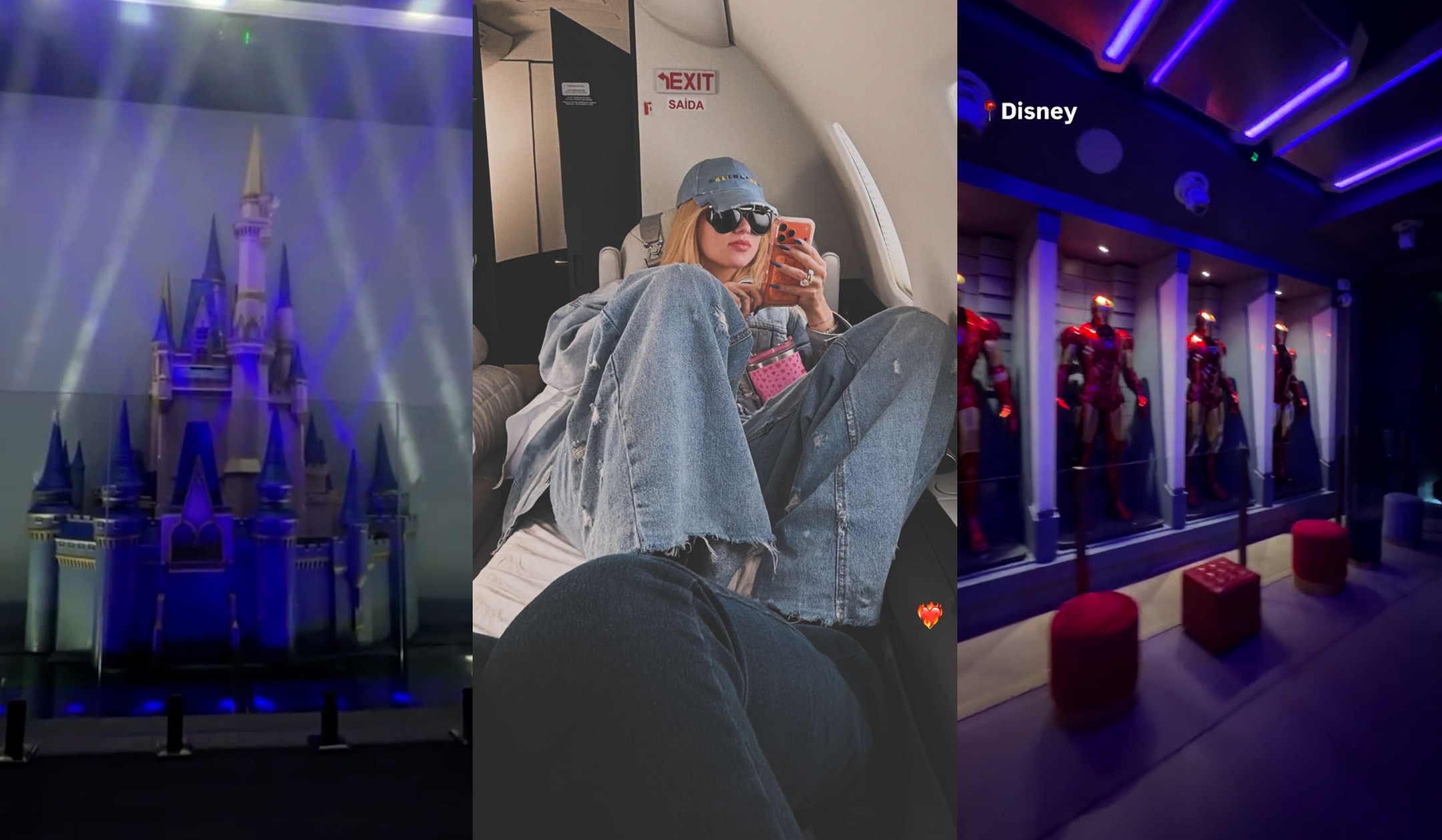 Cinema com fogos temáticos, super-heróis e carro na sala: Virginia se hospeda em mansão de luxo na Flórida