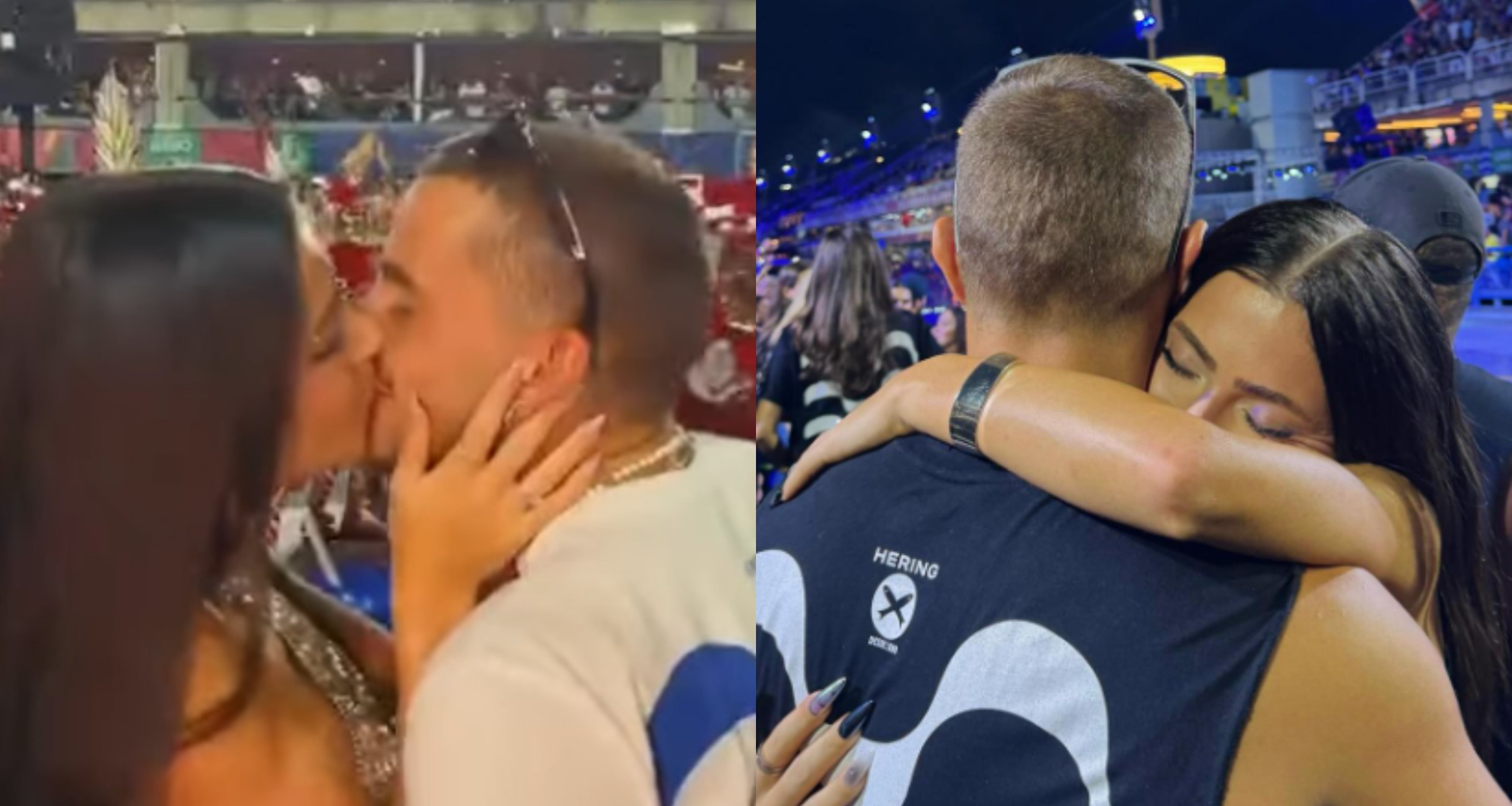 André Lamoglia abre álbum de fotos de Carnaval e mostra beijo apaixonado em Jade Picon