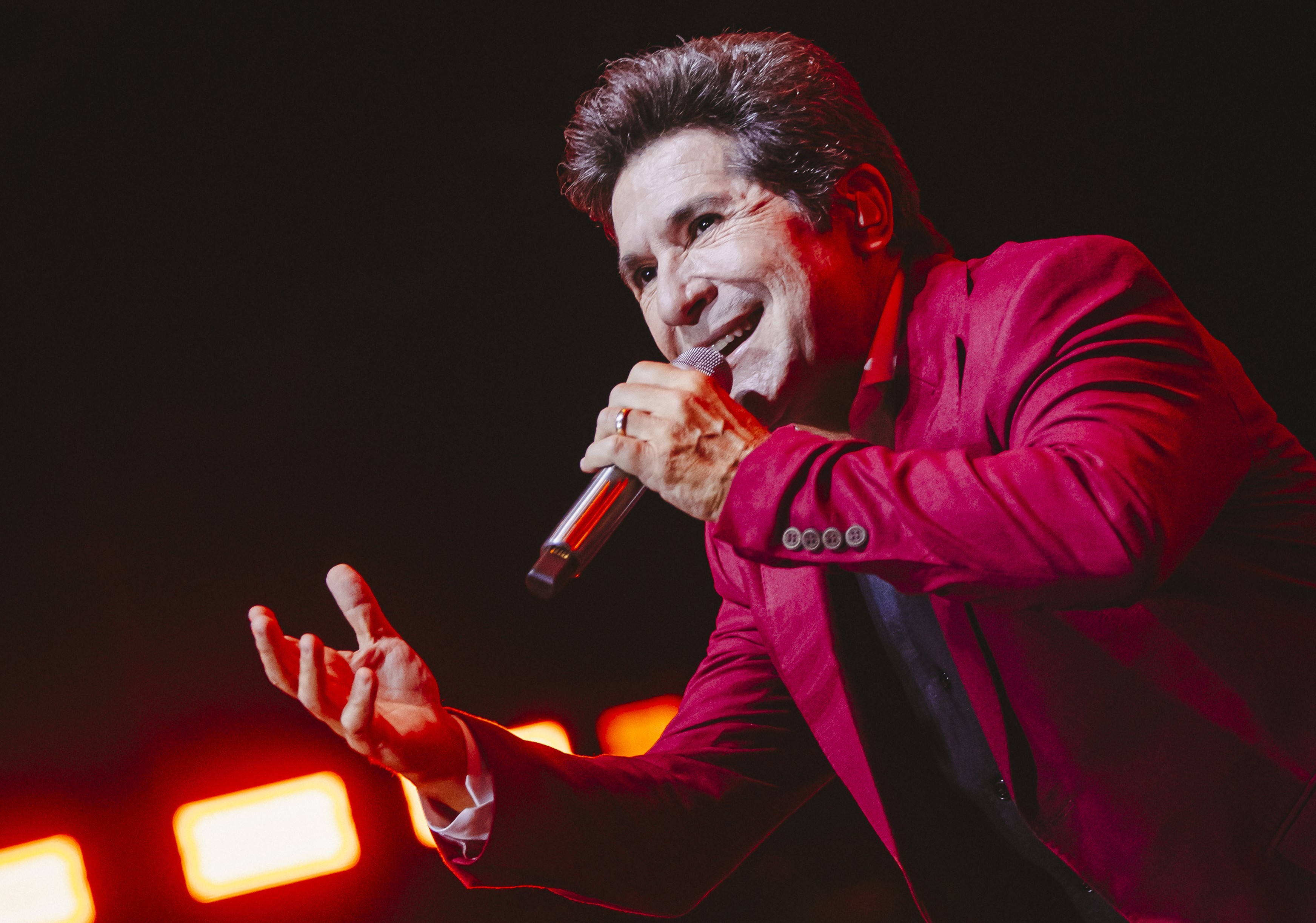 Daniel em palco durante show no Rio de Janeiro