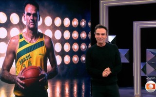 Tadeu Schmidt faz homenagem a Oscar Schmidt, se emociona e dedica programa ao irmão